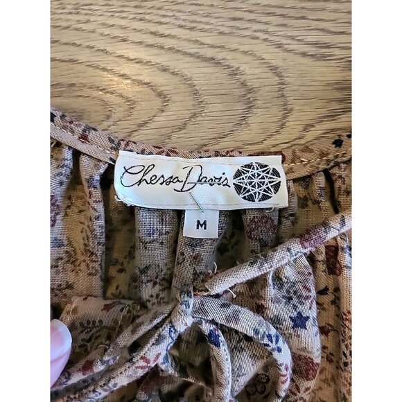 Vintage 70s Chessa Davis Skirt Set Prarie Brown Medium - Picture 7 of 12